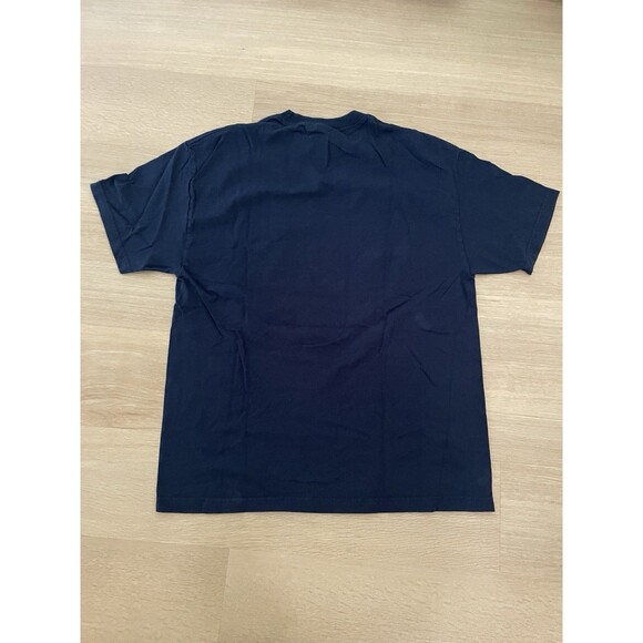 VTG Michigan Wolverines Crewneck Y2K T Shirt Big UofM Maize Blue Cotton XL - Picture 5 of 7